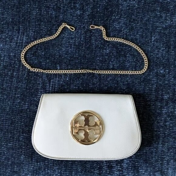 Tory Burch Vera Clutch - New Ivory Color - Picture 6 of 11